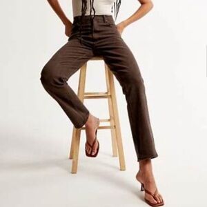 Abercrombie & fitch 90s straight mid-rise jean